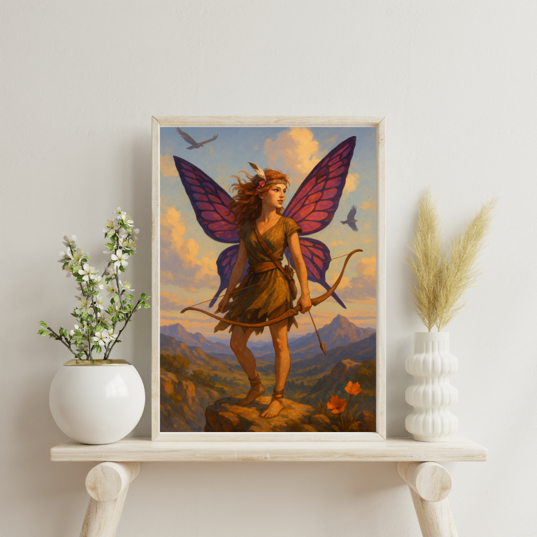 Zodiac Fairies - Sagittarius Digital Print