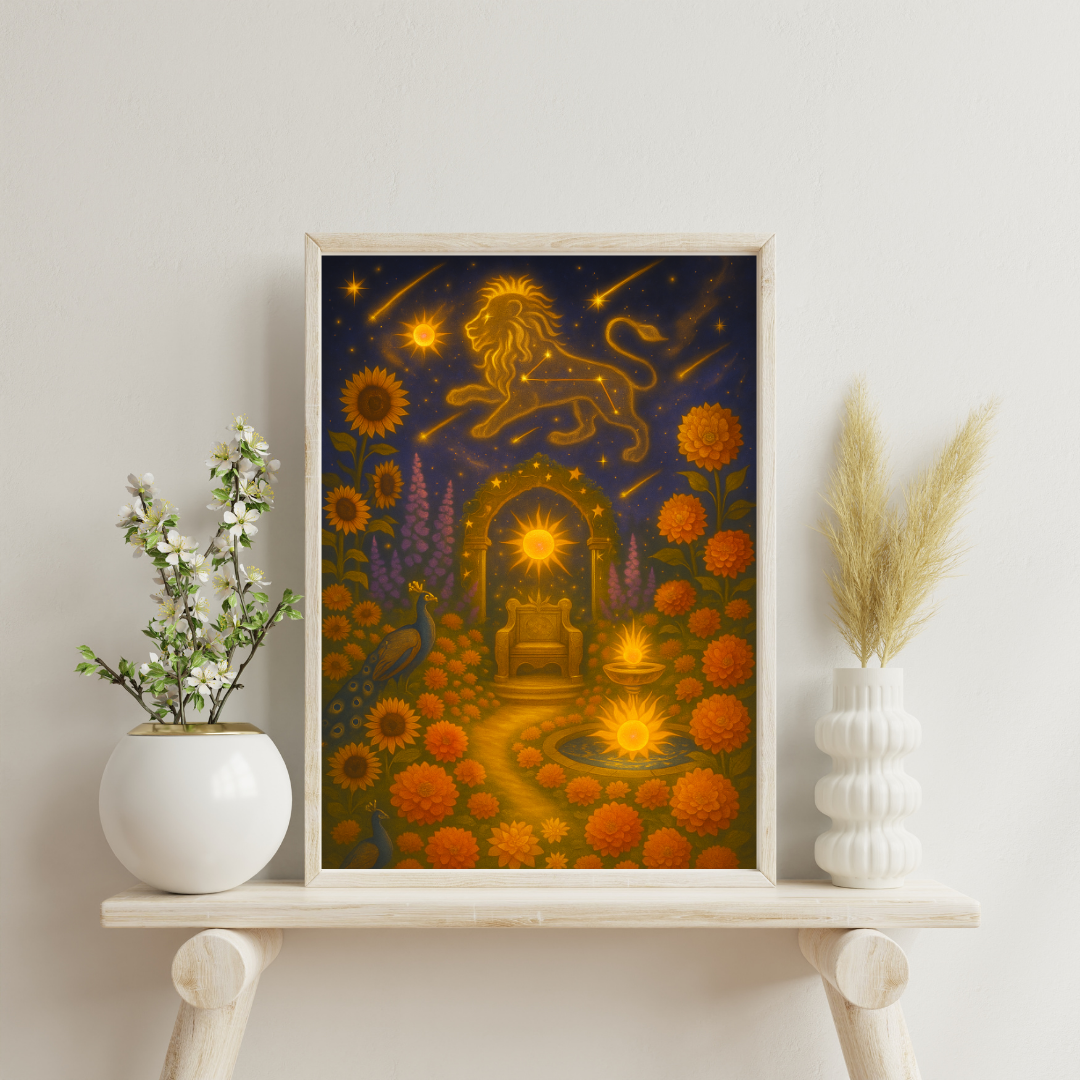 Zodiac Gardens - Leo Digital Print