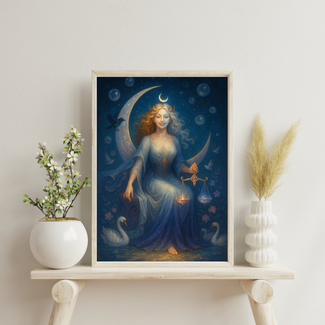 Zodiac Goddesses - Libra Digital Print