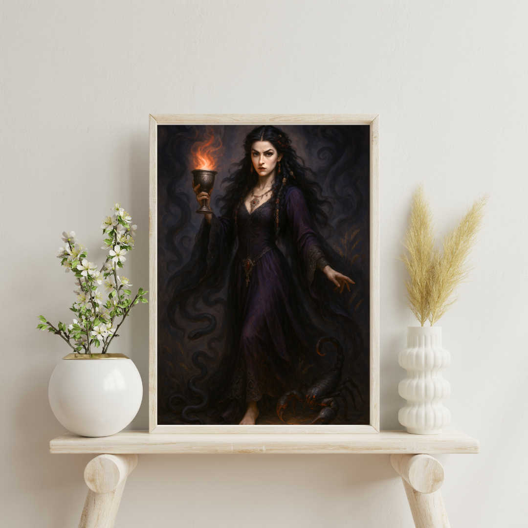 Zodiac Goddesses - Scorpio Digital Print