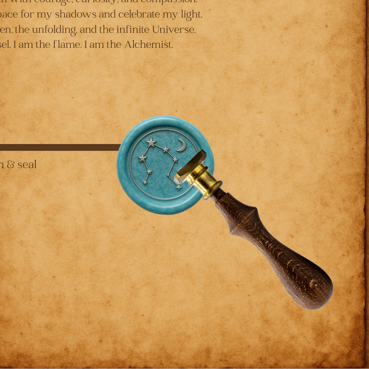 The Aquarius Wax Seal Collection - Constellation