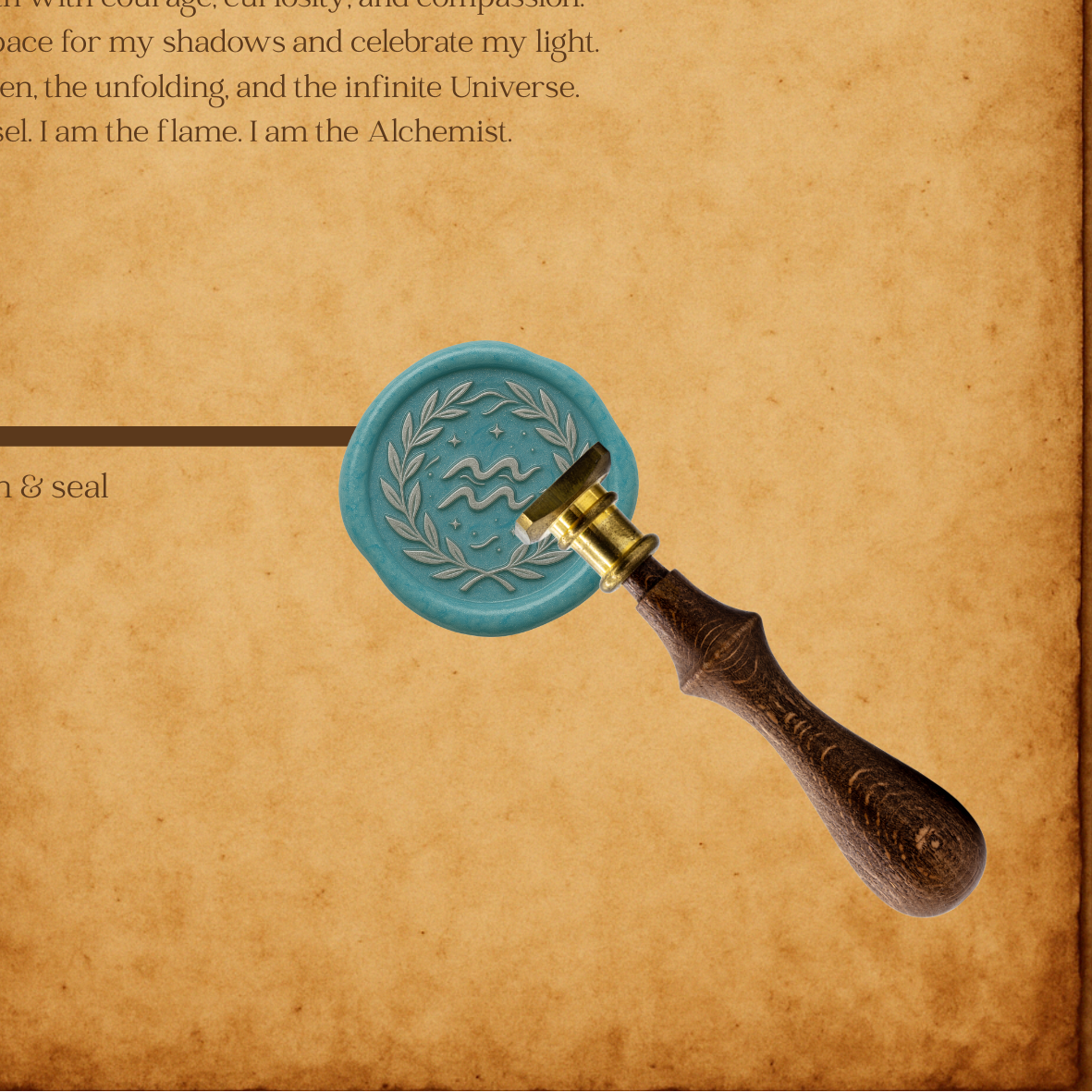 The Aquarius Wax Seal Collection - Laurel