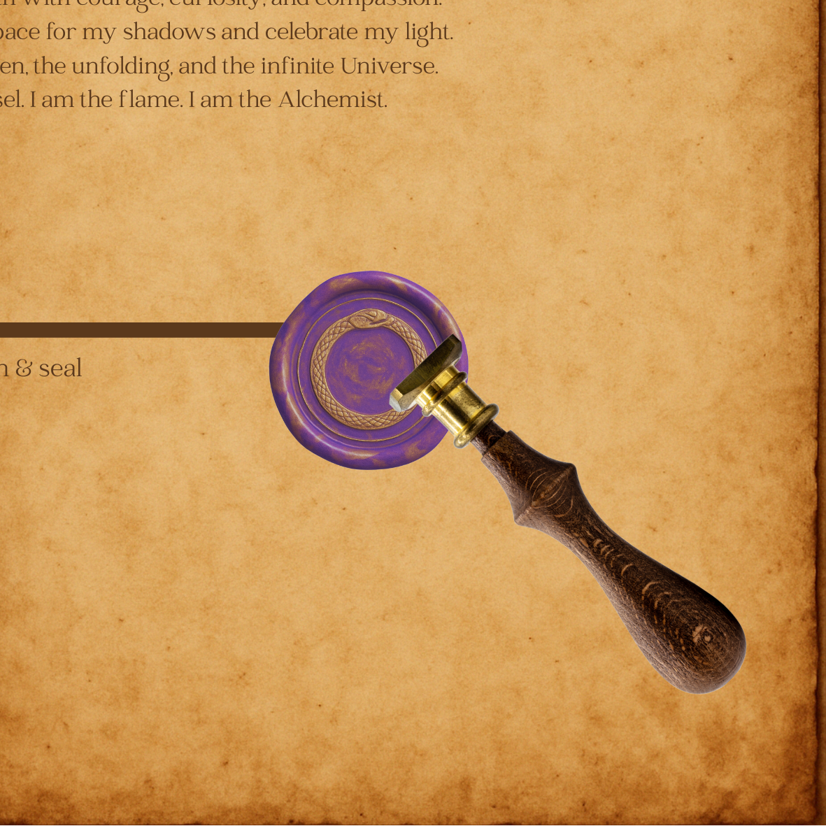 The Astra Sanctuary Wax Seal Collection - Ouroboros