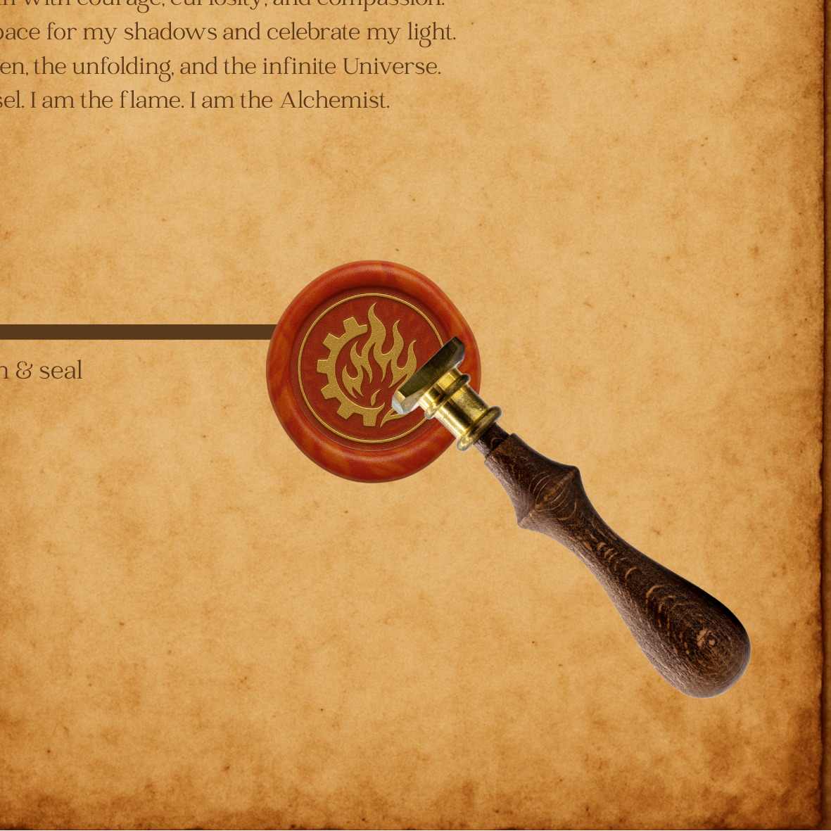 The Fire Wax Seal Collection - Flames and Gear