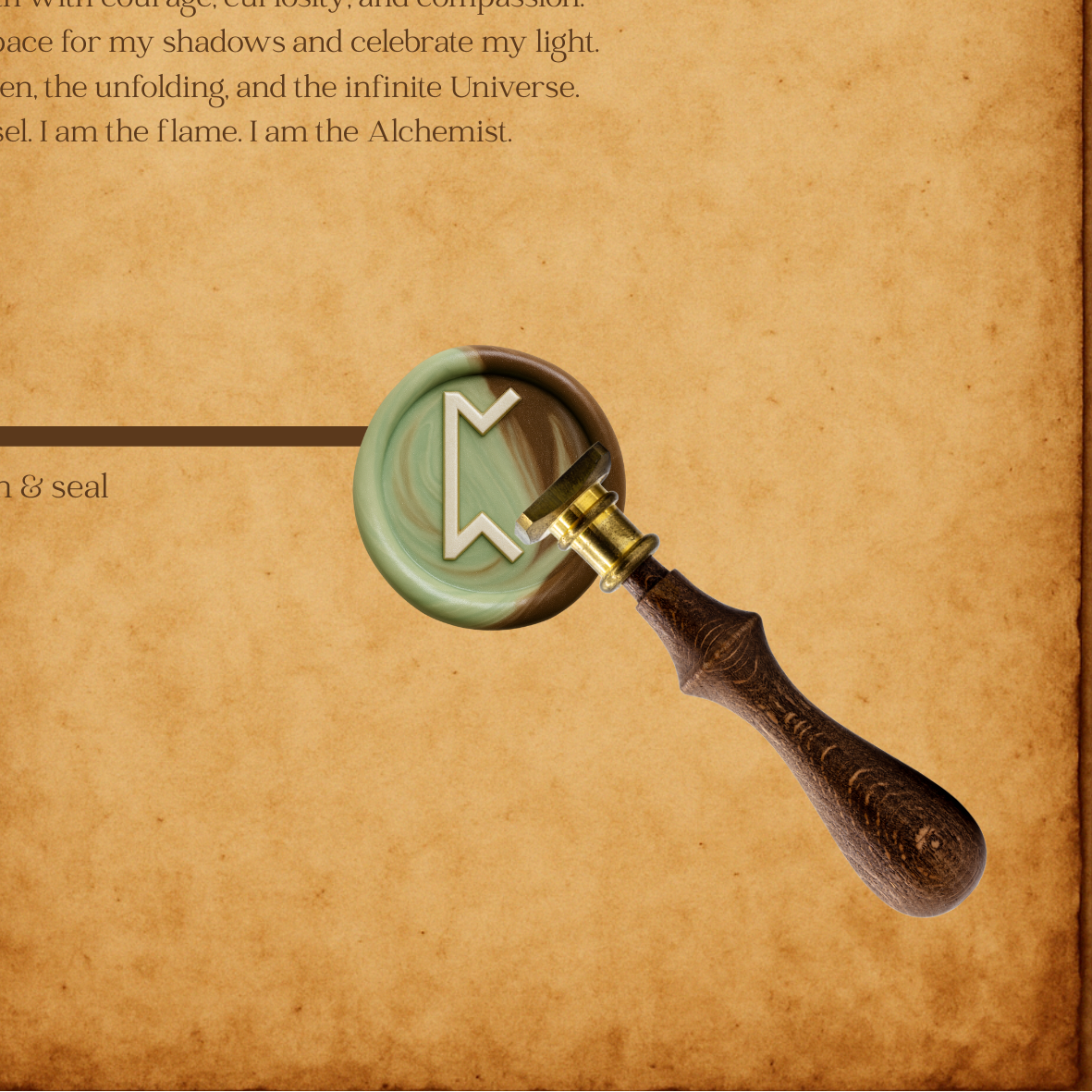 The Rune Wax Seal Collection - Perthro