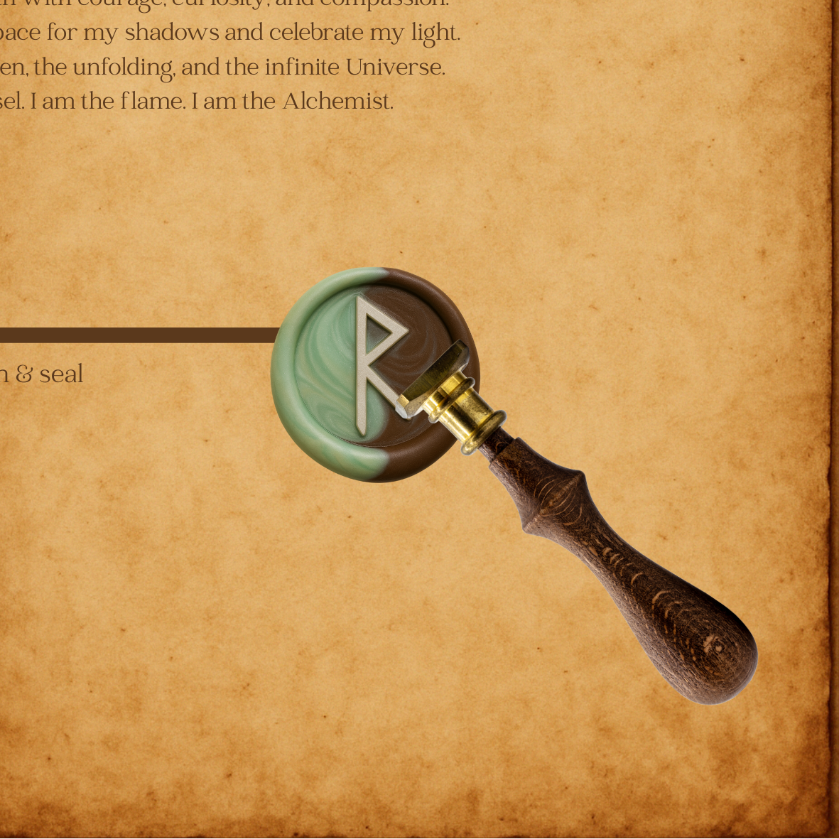 The Rune Wax Seal Collection - Raidho
