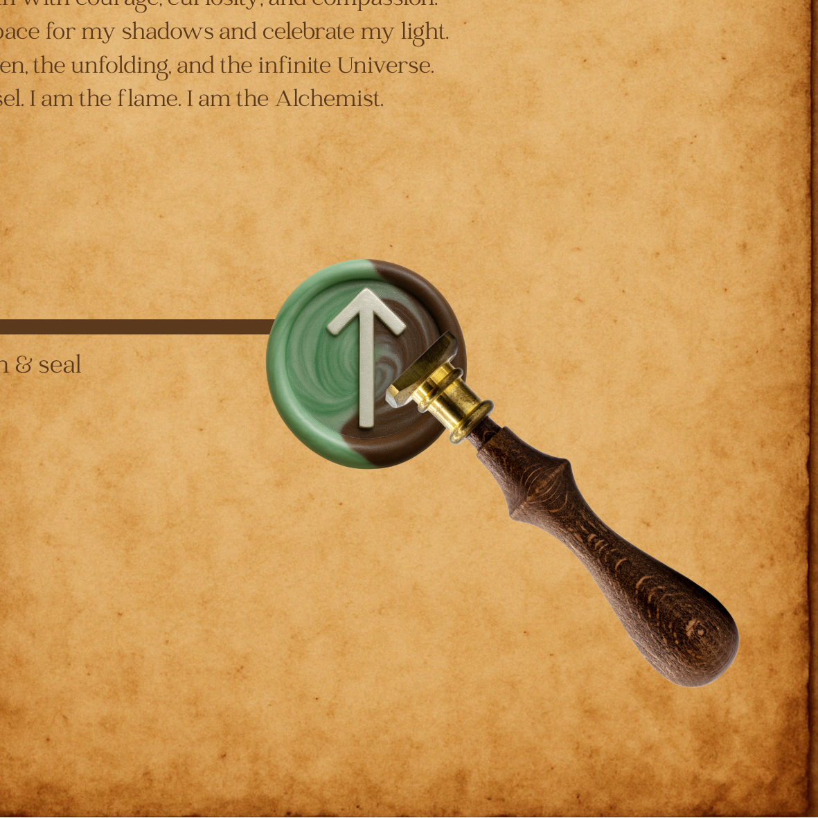 The Rune Wax Seal Collection - Tiwaz