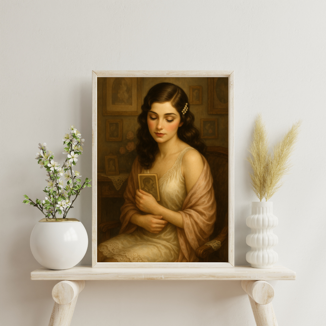 Zodiac 1920's Women - Cancer Digital Print