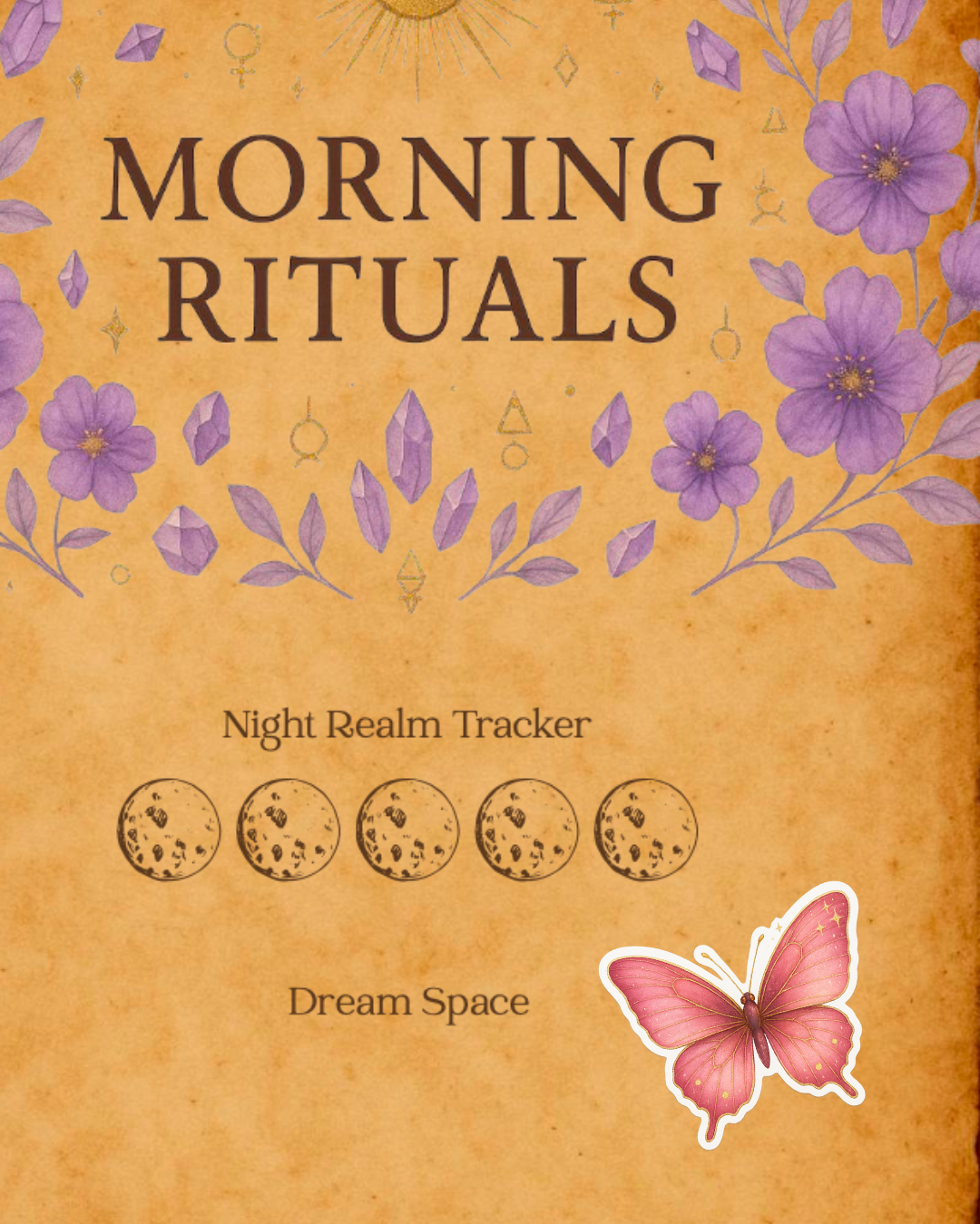 Pink Butterfly Digital Sticker