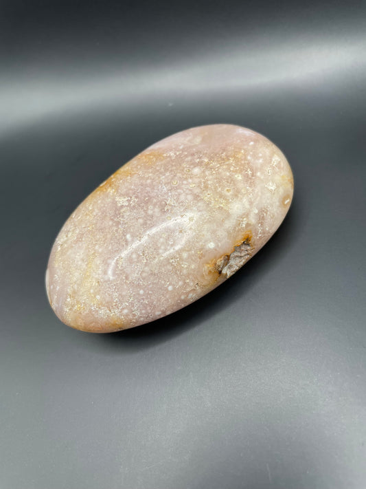Flower Agate Palm Stone no. 8