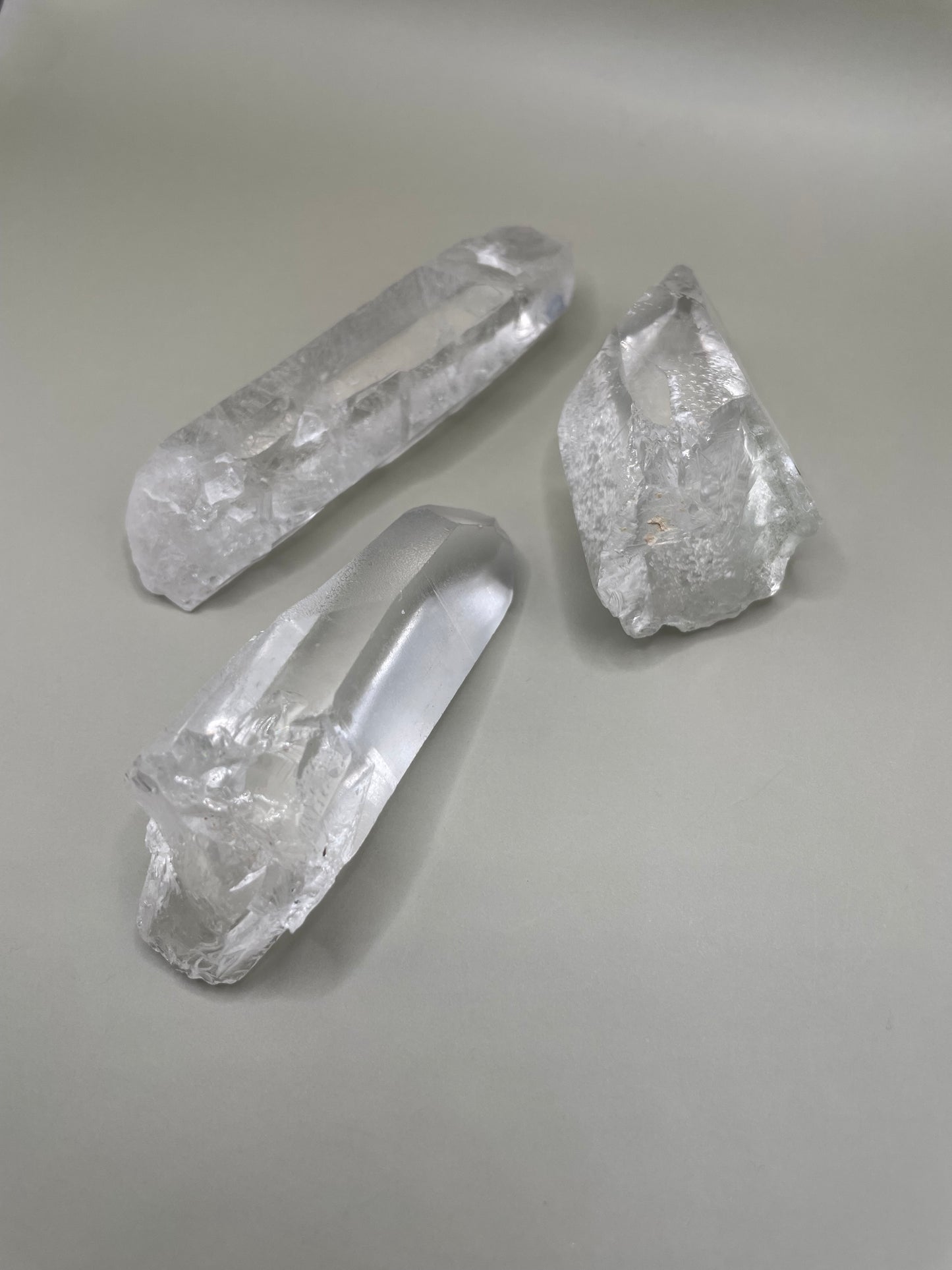 Raw Clear Quartz Point in L