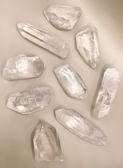 Raw Clear Quartz Point in S
