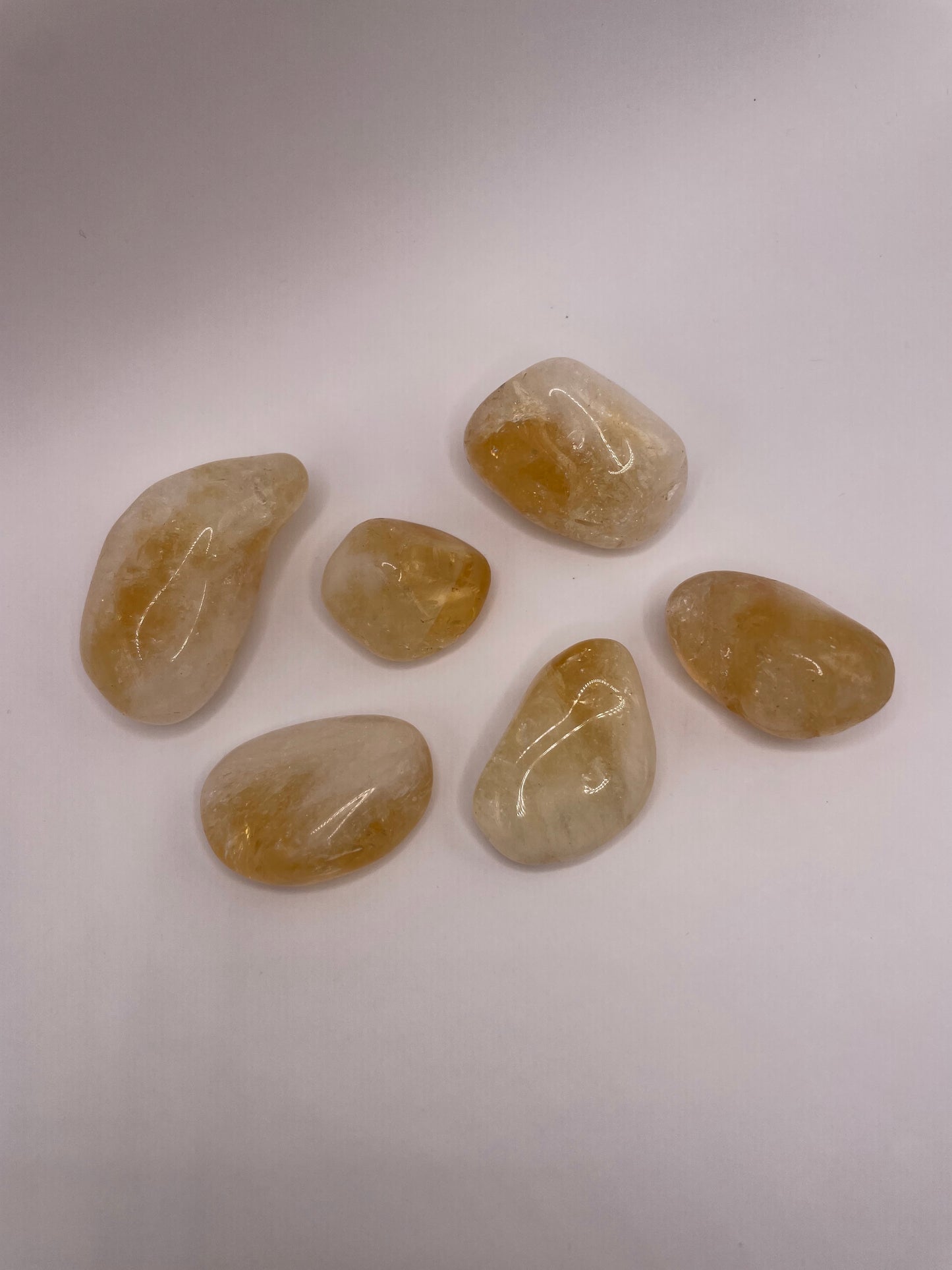 Natural Citrine Tumbled Stone