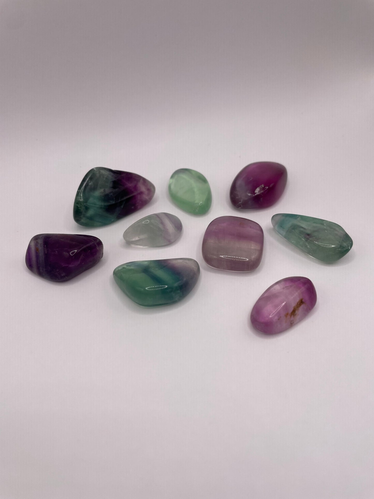 Rainbow Fluorite Tumbled Stone