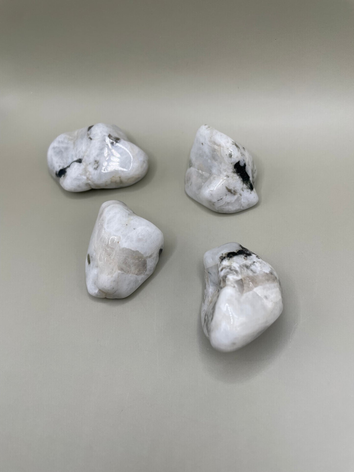 Large Rainbow Tumbled Moonstone
