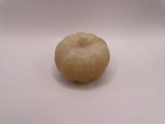 Witching Hour Treasures: Creamy Yellow Calcite Pumpkin no. 1