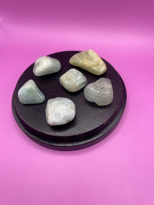 Medium Tumbled Aquamarine Crystal