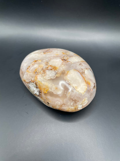 Flower Agate Palm Stone no. 9