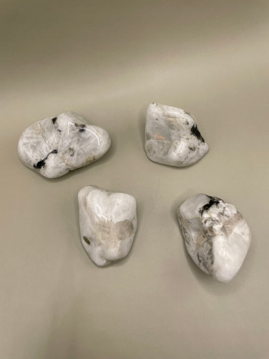 Large Rainbow Tumbled Moonstone