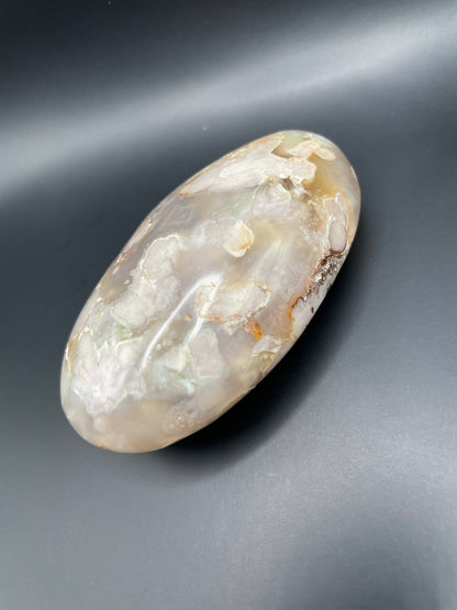 Flower Agate Palm Stone no. 7
