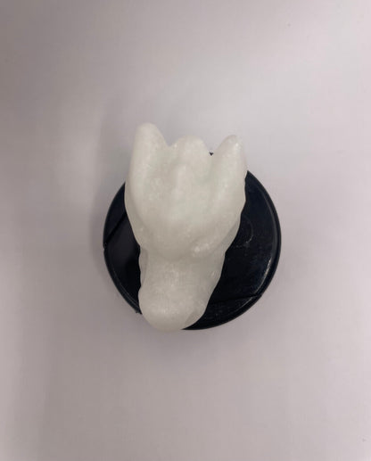 Witching Hour Treasures: White Jade Dragon Skull no. 1