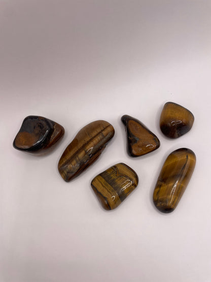 Tiger's Eye Tumbled Stone