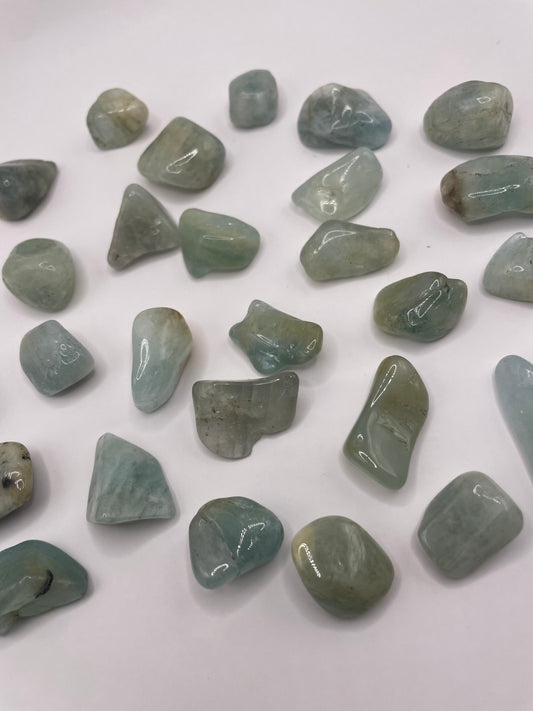 Small Tumbled Aquamarine Crystal