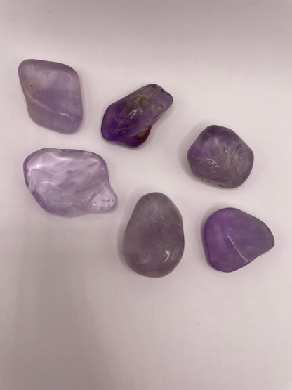 Light Amethyst Tumbled Stones