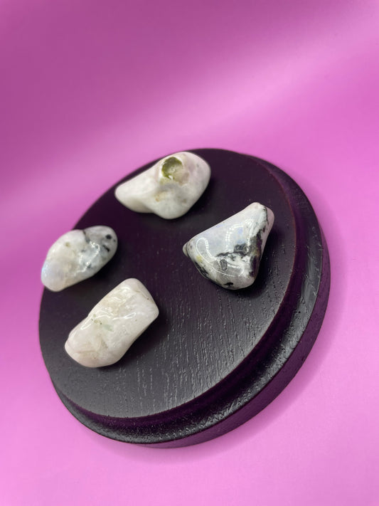 Small White Tumbled Moonstone