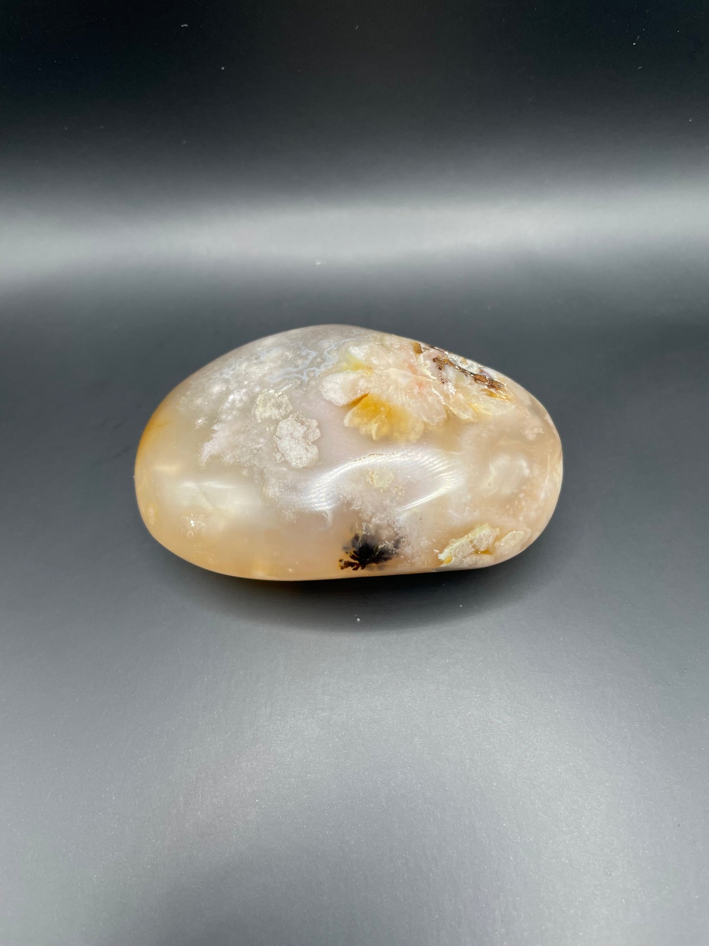 Flower Agate Palm Stone no. 4