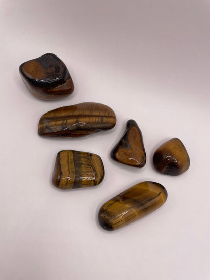 Tiger's Eye Tumbled Stone