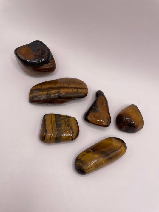 Tiger's Eye Tumbled Stone
