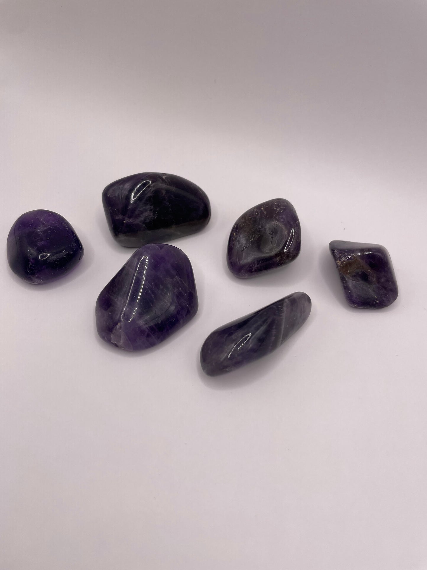 Dark Amethyst Tumbled Stone