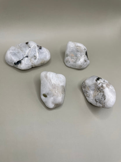 Large Rainbow Tumbled Moonstone