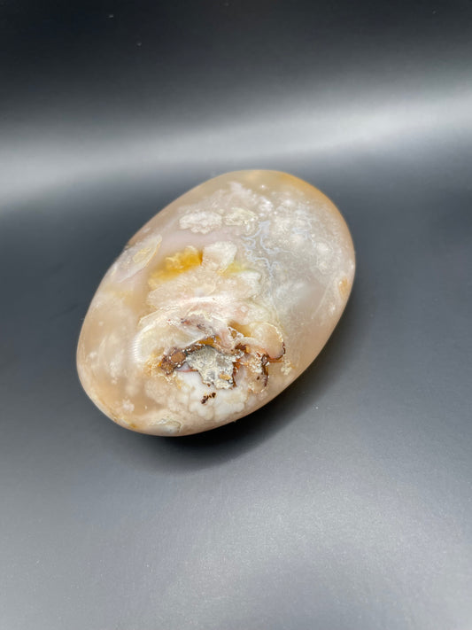 Flower Agate Palm Stone no. 4