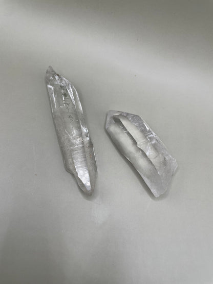 Raw Clear Quartz Point in XS