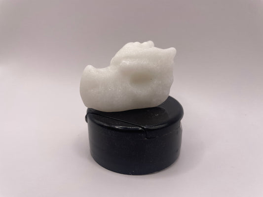 Witching Hour Treasures: White Jade Dragon Skull no. 1