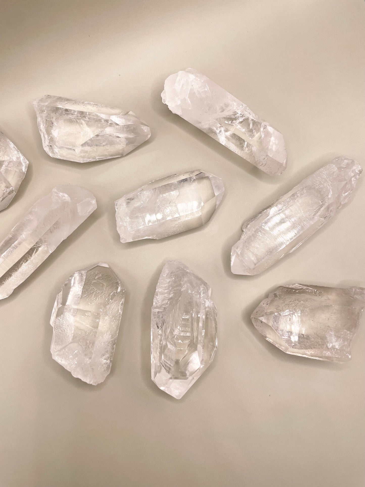 Raw Clear Quartz Point in S