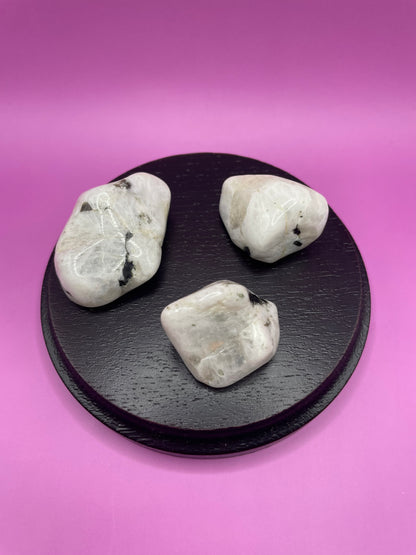Large White Tumbled Moonstone
