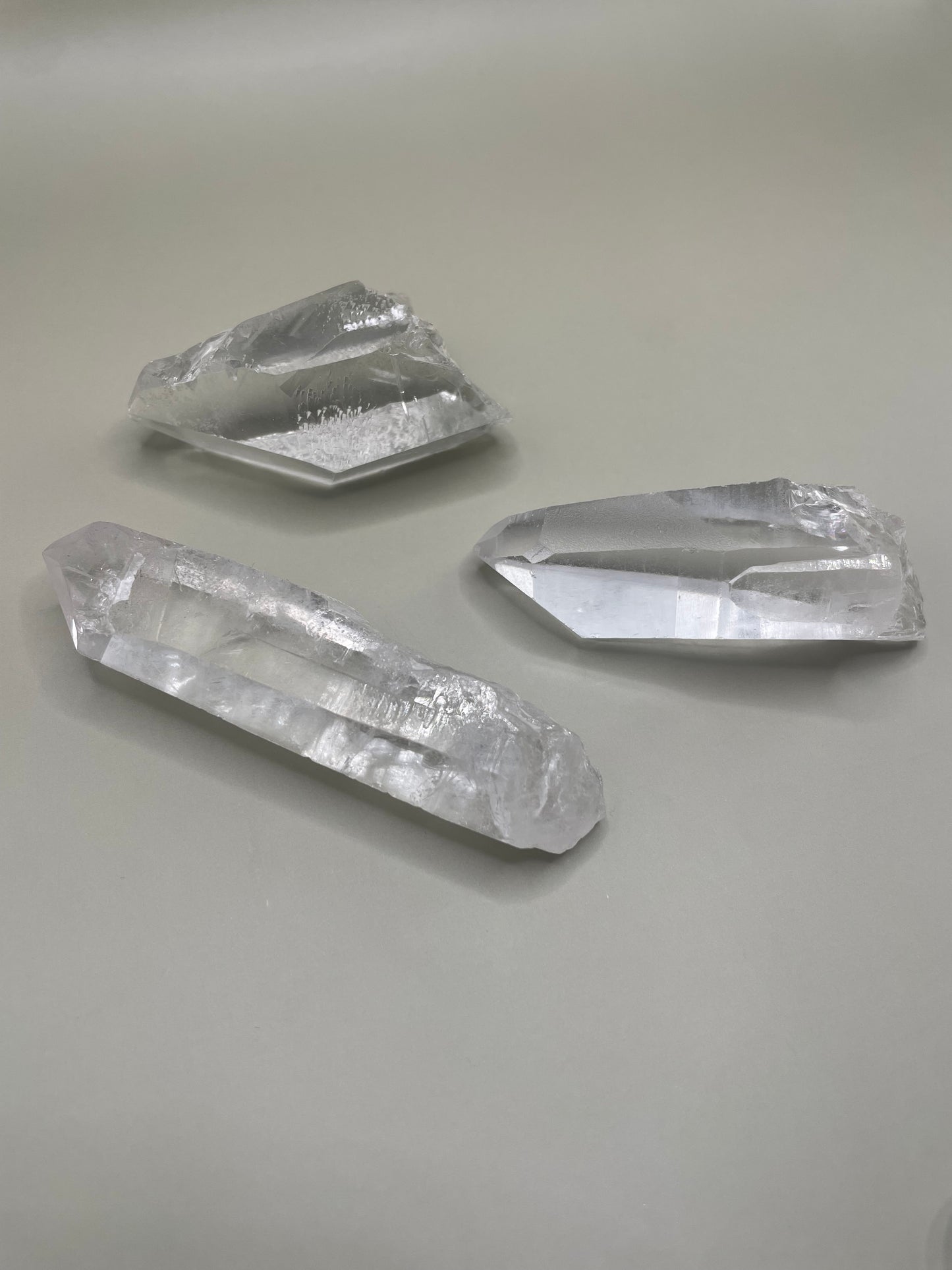 Raw Clear Quartz Point in L