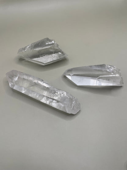 Raw Clear Quartz Point in L