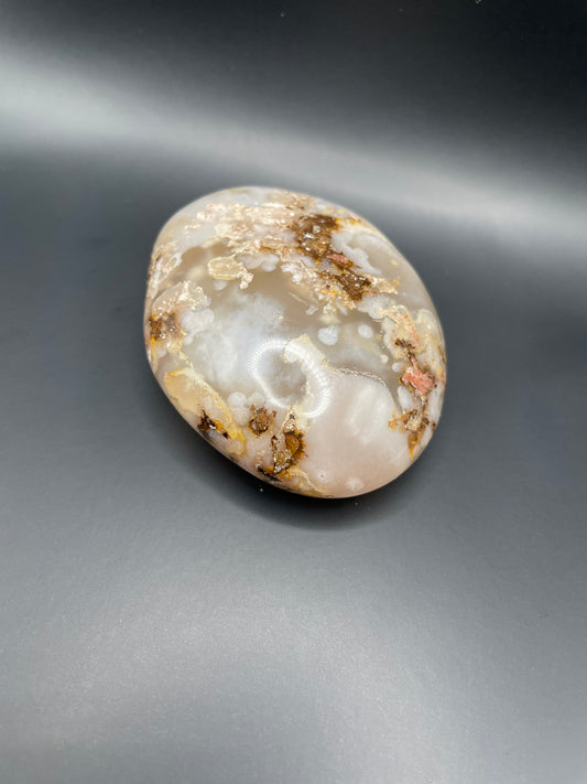Flower Agate Palm Stone no. 3