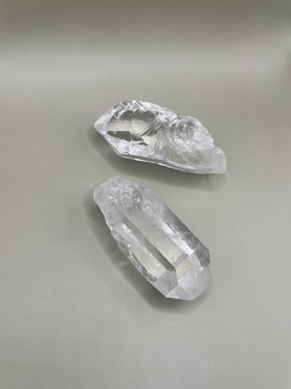 Raw Clear Quartz Point in M