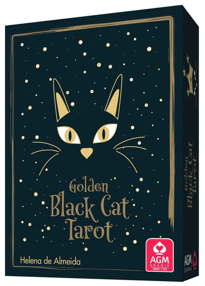Golden Black Cat Tarot Deck