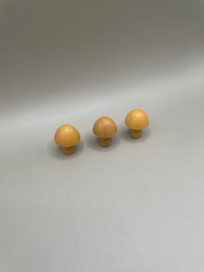 Witching Hour Treasures: Yellow Jade Mini Mushroom