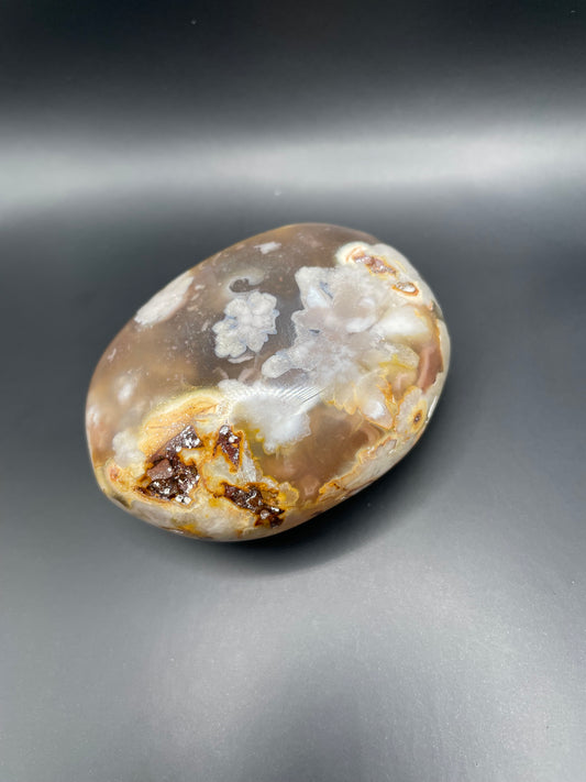 Flower Agate Palm Stone no. 2