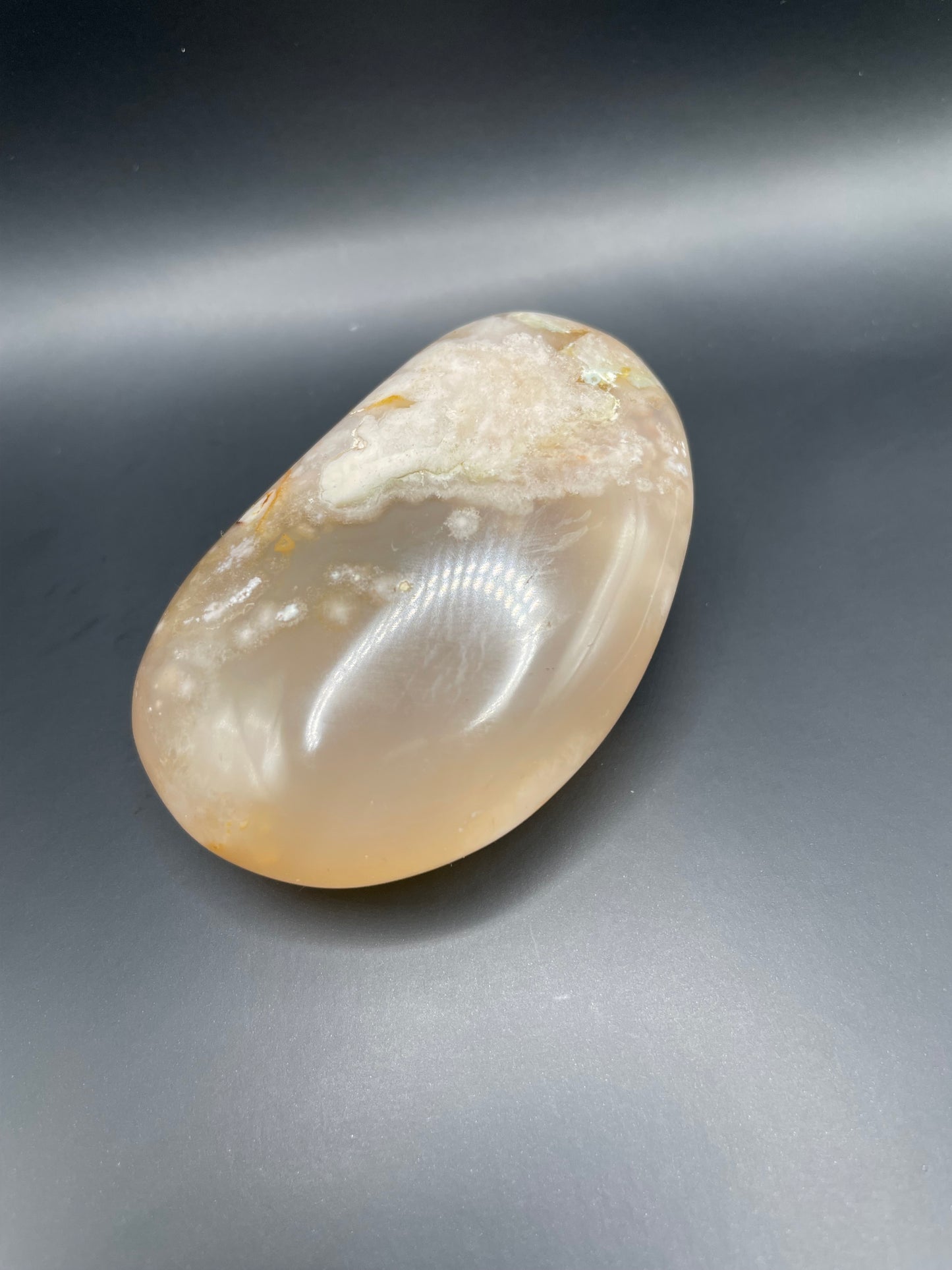 Flower Agate Palm Stone no. 4