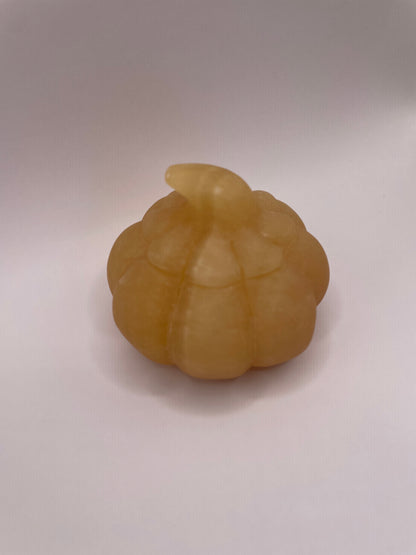 Witching Hour Treasures: Yellow Calcite Pumpkin