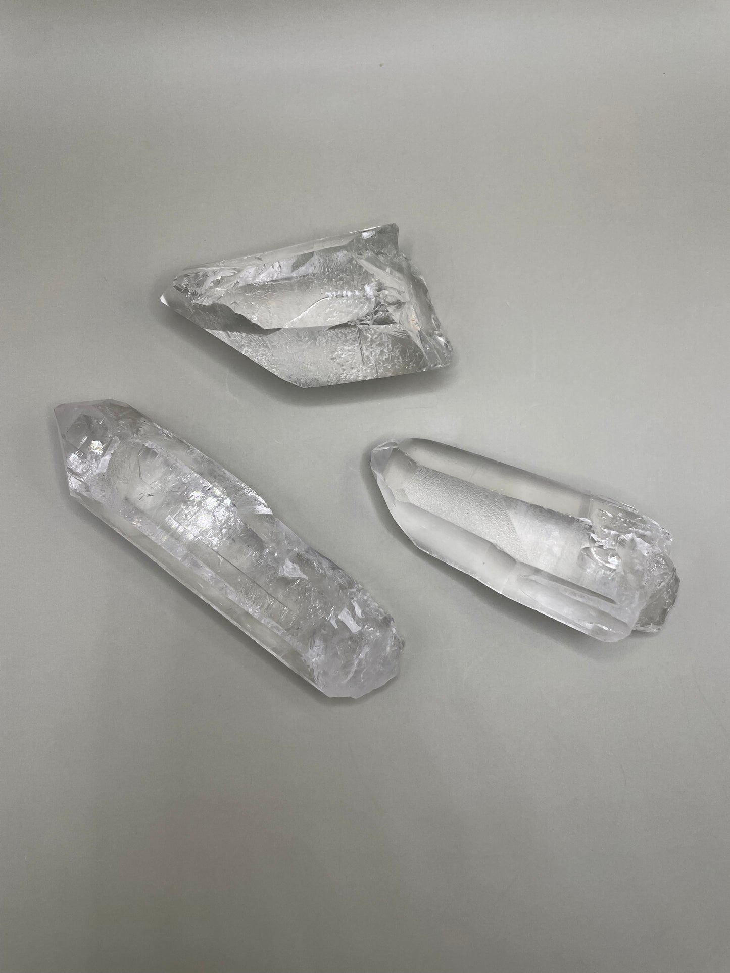 Raw Clear Quartz Point in L