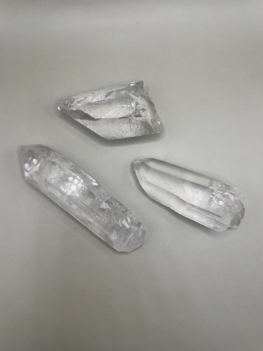 Raw Clear Quartz Point in L